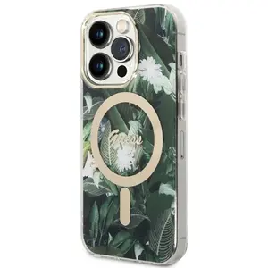 Guess Coque De Téléphone Gubpp14lhjeacsa+ Charger Set Iphone 14 Pro 6.1 Jungle pas cher