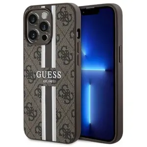 Guess Coque De Téléphone Guhmp13xp4rpsw Iphone 13 Pro Max 6.7 4g Printed Stripes pas cher