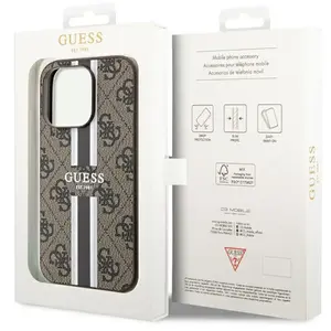 Guess Coque De Téléphone Guhmp14lp4rpsw Iphone 14 Pro 6.1 4g Printed Stripes pas cher