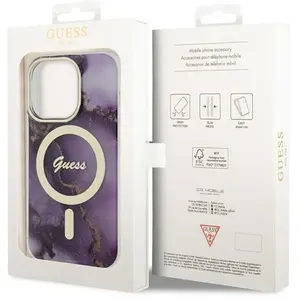 Guess Coque De Téléphone Guhmp14lhtmrsu Iphone 14 Pro 6.1 En Marble pas cher