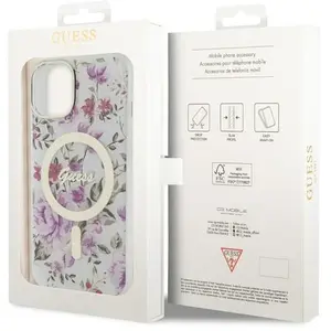 Guess Coque De Téléphone Guhmp14mhcfwst Iphone 14 Plus15 Plus 6.7 Flower pas cher