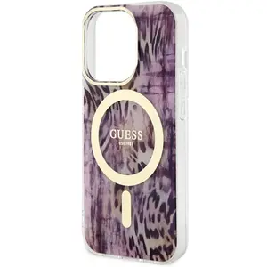 Guess Coque De Téléphone Guhmp14lhleopwp Iphone 14 Pro 6.1 Leopard pas cher