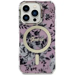Guess Coque De Téléphone Guhmp14xhcfwsp Iphone 14 Pro Max 6.7 Flower pas cher