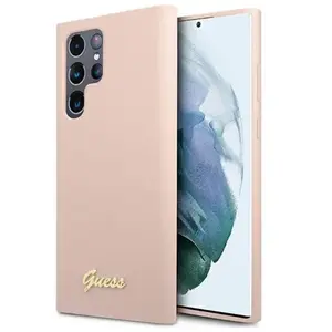 Guess Coque De Téléphone Guhcs23llslmgpp S23 Ultra S918 Silicone pas cher