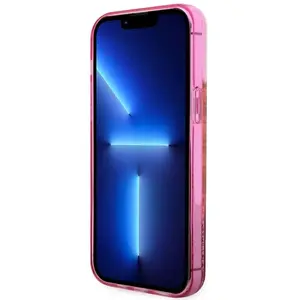 Comparateur de prix : Guess Liquid Glitter Transculent 4G - Coque pour iPhone 14 Pro (Rose) ...