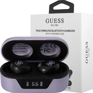 Guess True Wireless Universele Bluetooth In-Ear Oordopjes - Paars pas cher