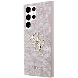 Comparateur de prix : Guess 4G Metal Back Case - Geschikt voor Samsung Galaxy S23 Ultra (S918) - Roze