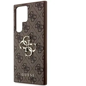 Guess 4G Metal Back Case - Geschikt voor Samsung Galaxy S23 Ultra (S91... pas cher