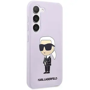 Karl Lagerfeld Coque De Téléphone Klhcs23msnikbcu S23+ S916 Silicone I... pas cher