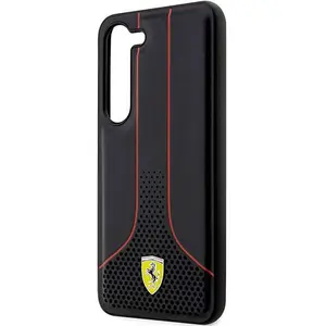Comparateur de prix : Ferrari Perforated Bottom Back Case - Geschikt voor Samsung Galaxy S23 Plus (S916) - Zwart