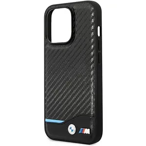 Bmw Coque De Téléphone Etui Bmhcp13x22nbck Iphone 13 Pro Max 6.7 Leather Carbon pas cher
