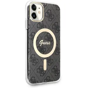 Guess 4G MagSafe - Coque pour iPhone 11 (Noir) - 3666339126797 pas cher