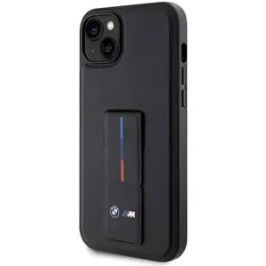 BMW M Tricolor Grip Back Case - Geschikt voor Apple iPhone 14 Plus (6.7") - Zwart pas cher
