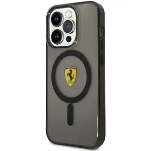 Ferrari Translucide MagSafe - Coque pour iPhone 14 Pro (Noir) - 366633... pas cher