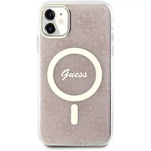 Comparateur de prix : Guess 4G MagSafe - Coque pour iPhone 11 (Rose) - 3666339127343
