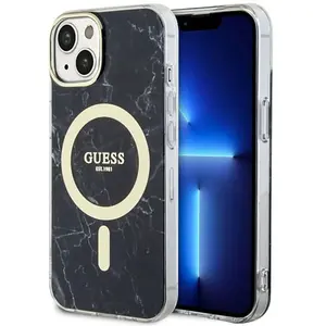 Guess Coque De Téléphone Guhmp14spcumak Iphone 14.15.13 6.1 Marble pas cher