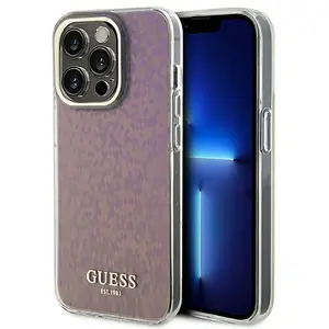 Guess Coque De Téléphone Guhcp15lhdecmp Iphone 15 Pro 6.1 Iml Faceted ... pas cher
