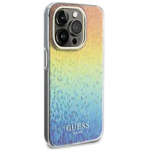 Guess Coque De Téléphone Guhcp15lhdecmi Iphone 15 Pro 6.1 Iml Faceted ... pas cher