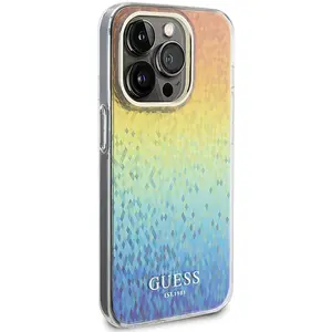 Guess Coque De Téléphone Guhcp14lhdecmi Iphone 14 Pro 6.1 Iml Faceted Mirrdisco Iridescent pas cher