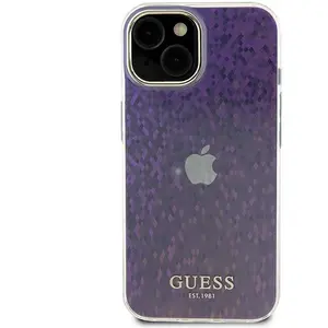 Guess Faceted Mirror Disco Back Case - Geschikt voor Apple iPhone 15 (... pas cher