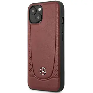 Comparateur de prix : Sourcing iPhone 15 Backcase hoesje - Mercedes-Benz - Effen Rood - Leer