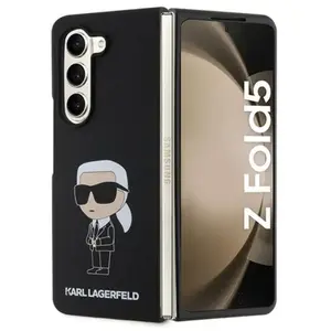 Karl Lagerfeld Coque De Téléphone Klhczfd5snikbck Z Fold5 Silicone Iko... pas cher