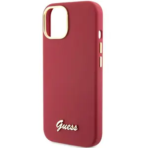 Guess Coque De Téléphone Guhcp15ssmbslm Iphone 151413 6.1 Magenta Silicone&frame pas cher
