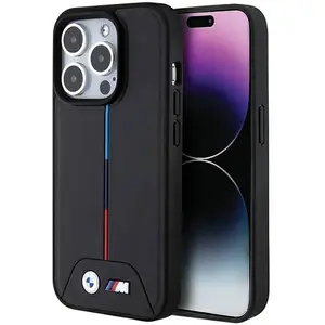 Bmw Coque De Téléphone Bmhmp15l22pvtk Iphone 15 Pro 6.1 Quilted Tricol pas cher