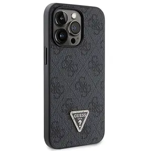 Guess 4G Triangle Crossbody Case - Apple iPhone 13 Pro (6.1") - Zwart pas cher