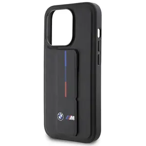 Comparateur de prix : BMW M Tricolor Grip Stand Back Case - Geschikt voor Apple iPhone 15 Pr...