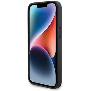 Comparateur de prix : iPhone 15 Pro Max Backcase hoesje - BMW - Effen Zwart - Leer