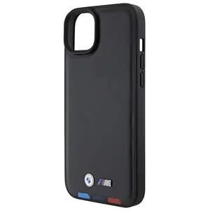BMW M Stamp Tricolor Back Case - Apple iPhone 15 Plus (6.7") - Zwart