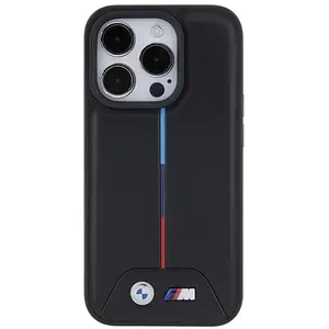 Comparateur de prix : iPhone 15 Pro Backcase hoesje - BMW - Effen Zwart - Kunstleer
