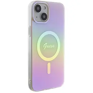 Guess Iridescent Back Case (MagSafe Compatible) - Geschikt voor Apple ... pas cher