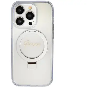 Guess Ring Glitter Back Case (MagSafe Compatible) - Geschikt voor Appl... pas cher