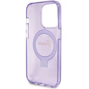 Guess Coque De Téléphone Guhmp15lhrsgsu Iphone 15 Pro 6.1 Fioletowy Ri... pas cher