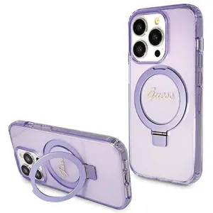 Guess Coque De Téléphone Guhmp15xhrsgsu Iphone 15 Pro Max 6.7 Fioletow... pas cher