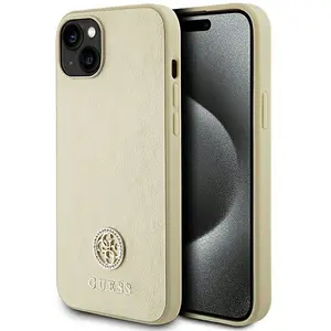 Coque de téléphone - Guess - iPhone 15 - Or - Strass - Rigide pas cher