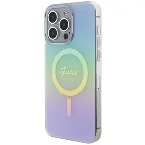 Guess Iridescent Back Case (MagSafe Compatible) - Geschikt voor Apple ... pas cher
