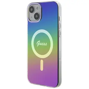 Case Guess GUHMP15SHITSK iPhone 15 6.1" rainbow hardcase IML Iridescen... pas cher