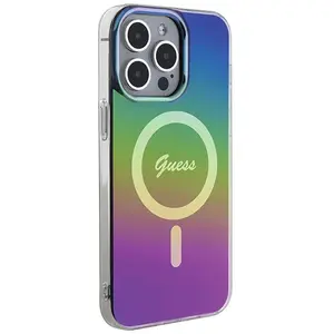 Guess Coque De Téléphone Guhmp15lhitsk Iphone 15 Pro 6.1 Rainbow Iml Iridescent pas cher