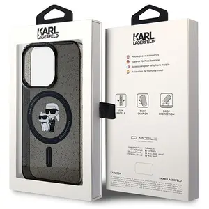 iPhone 15 Pro Backcase hoesje - Karl Lagerfeld - Effen Grijs - TPU (Za... pas cher