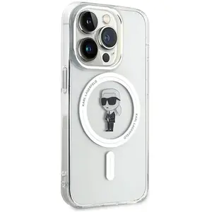 Karl Lagerfeld Coque De Téléphone Klhmp15lhfcknot Iphone 15 Pro 6.1 Im... pas cher