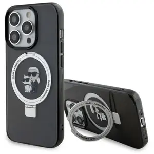 Karl Lagerfeld Coque De Téléphone Klhmp15xhmrskck Iphone 15 Pro Max 6.7 Ring Stand Karl&choupettte pas cher
