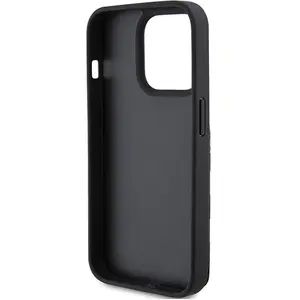 Karl Lagerfeld Coque De Téléphone Klhcp15xsakknsck Iphone 15 Pro Max 6.7 Saffiano Cardslots And Stand Monogram Ikonik Patch
