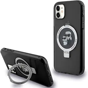 Karl Lagerfeld Coque De Téléphone Klhmn61hmrskck Iphone 11xr 6.1 Ring Stand Karl&choupettte pas cher