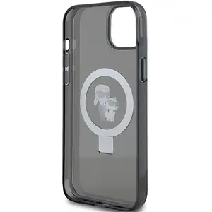 Karl Lagerfeld Coque De Téléphone Klhmp14shmrskck Iphone 14.15.13 6.1 Ring Stand Karl&choupettte pas cher
