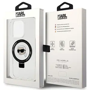Karl Lagerfeld Coque De Téléphone Klhmp15lhmrskhh Iphone 15 Pro 6.1 Bi... pas cher
