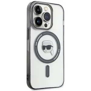 Karl Lagerfeld Coque De Téléphone Klhmp15lhkhnotk Iphone 15 Pro 6.1 Iml Karl`s Head pas cher