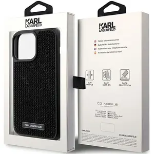 Comparateur de prix : Karl Lagerfeld Rhinestone Back Case - Geschikt voor Apple iPhone 15 Pr...